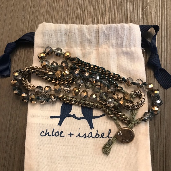 Chloe and Isabel Bead and Chain multi-wrap bracelet - Picture 3 of 7